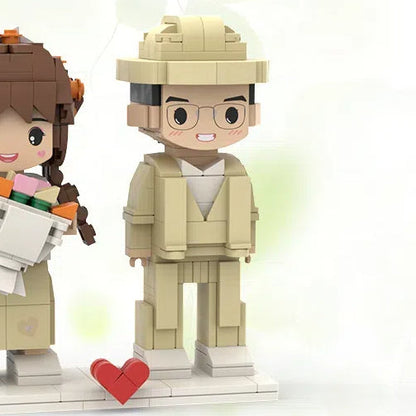 Photo customization Building blocks figurines portraits birthday gifts for couples and girlfriends DIY dolls figurines and ornam