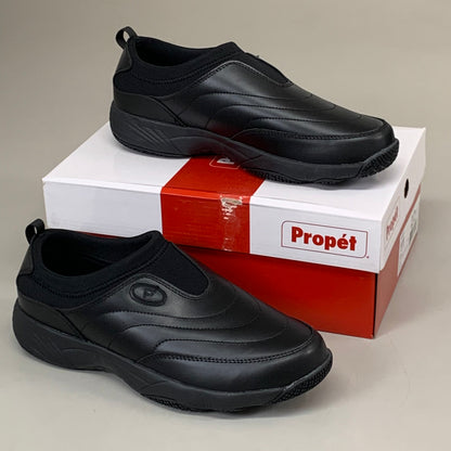 PROPET Wash & Wear Slip-On II Shoes X(2E) Women's SZ 11 SR Black W3851SBLX-11