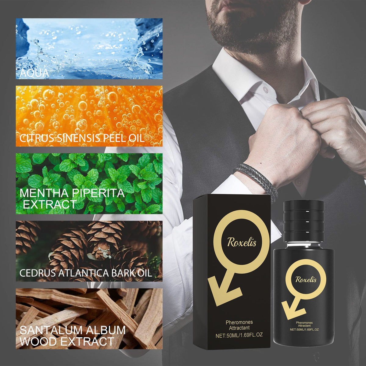 Pheromones Attractant, Natural Fresh Light Fragrance Lasting Fragrance Release Charm Niche Couple Dating Atmosphere Perfume