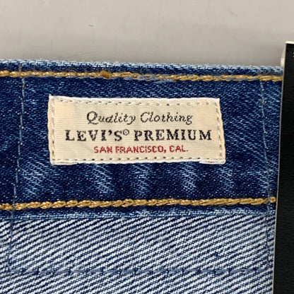LEVIS 501 Original Fit High Rise Shorts Medium Wash Women's Sz 25 Mega Vibe Blue