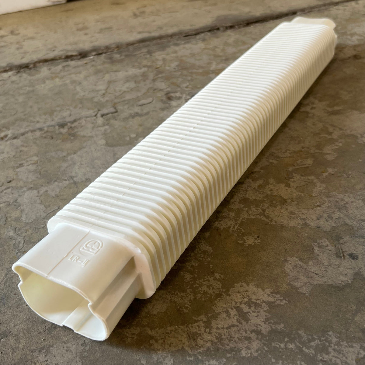 COOL PVC Pipe Duct Cover Kit For 20' Mini Split Refrigerated Lines, White