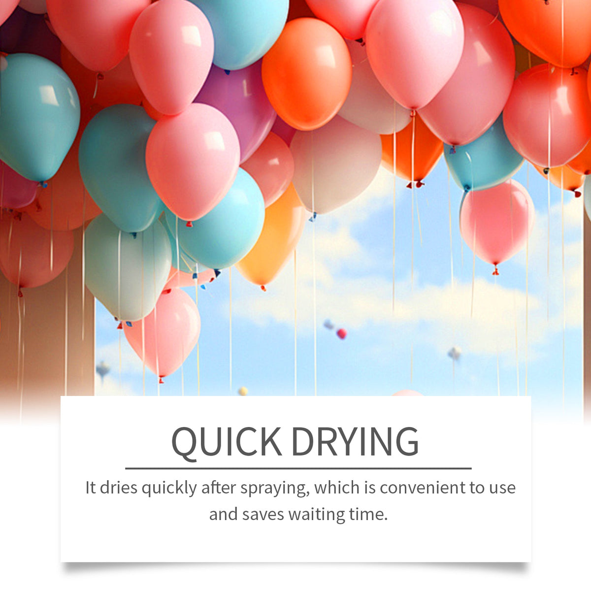 Balloon Shine Spray Brightens Up The Party Atmosphere With Easy To Apply Gloss Latex Balloon Spray