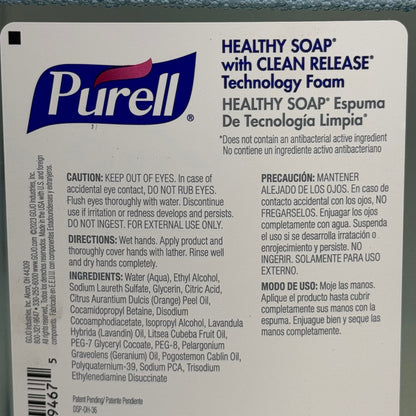 PURELL Foam Handwash Soap (2 Pack) 40.5 fl oz 8371-02 Light Blue BB 02/27
