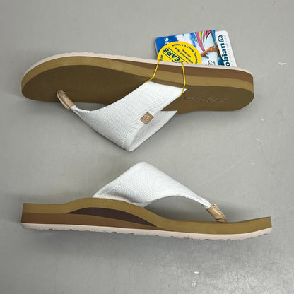 COBIAN Bermuda Bounce Mesh Strap Women's Sz 6 EU 35.5 Cream BEB24-110-9