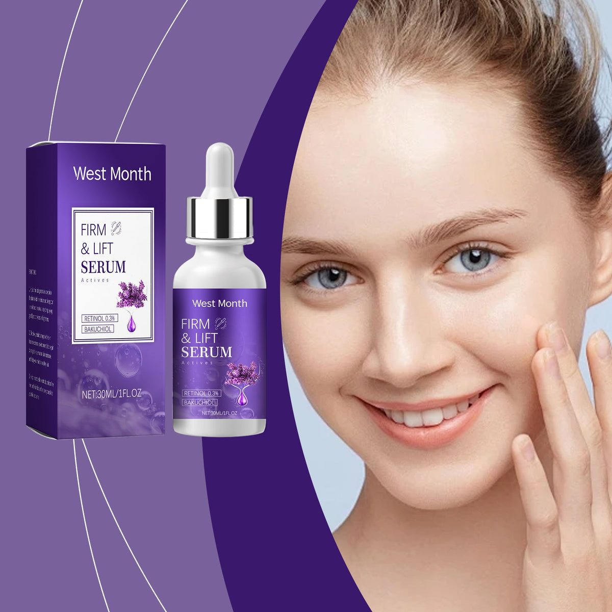 Retinol Firming Serum, Soothing, Hydrating And Rejuvenating Skin Care Serum
