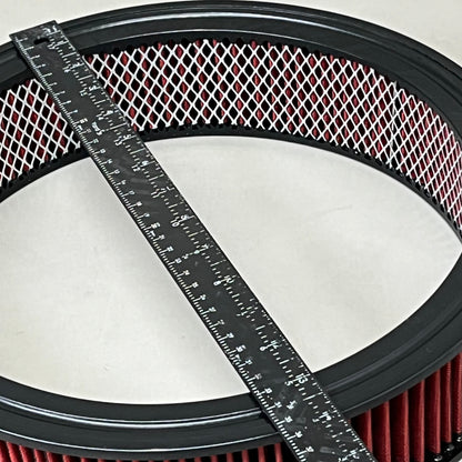 SPEEDMASTER Element Extreme Top Air Cleaner Kit 14"x2" Red/Chrome PCE104.1047