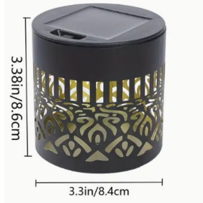 Solar Mandala Sunflower Wall Light Garden Decor Landscape Wall Lamp