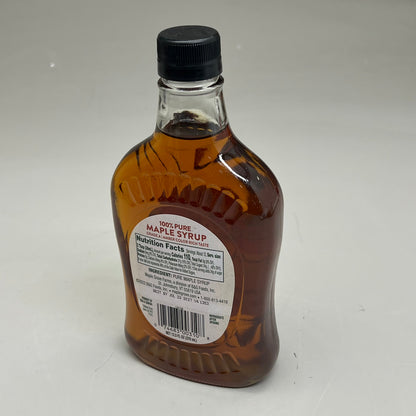 MAPLE GROVE FARMS (12 PACK) Crafted 100% Pure Maple Syrup 12.5 Fl Oz BB 07/27