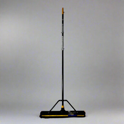 QUICKIE Jobsite Broom Soft/Stiff Combo 24" X 63" Red & Black 635SU