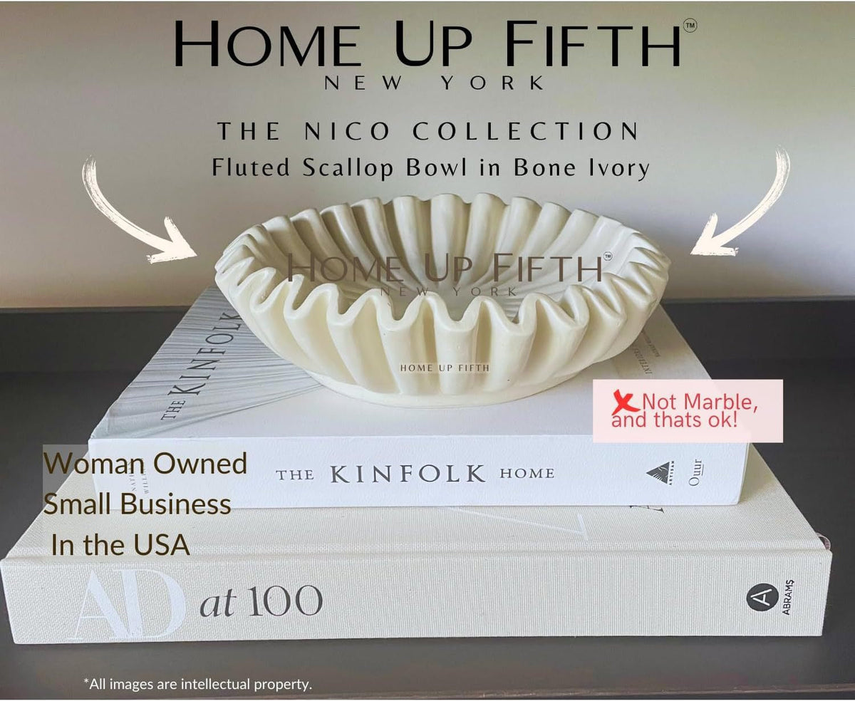 Groove lotus leaf edge decorative bowl - living room style coffee table bookshelf desktop style home retro decoration