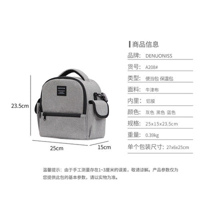 Creative fashion multifunctional backpack insulation bag lunch box bag lunch bag cold storage ice pack