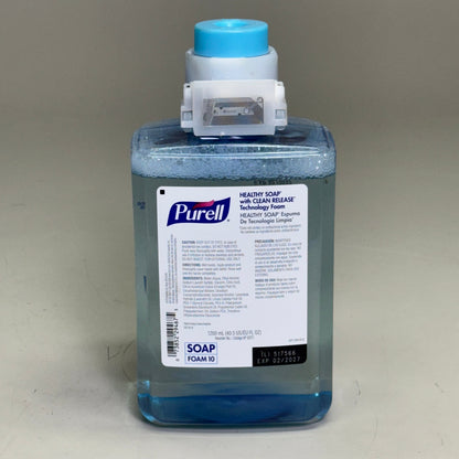 PURELL Foam Handwash Soap (2 Pack) 40.5 fl oz 8371-02 Light Blue BB 02/27