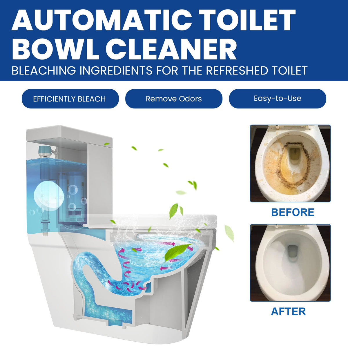 Toilet Cleaning Effervescent Tablet Household Descaling Deodorizing Odors Stains Toilet Stain Remover