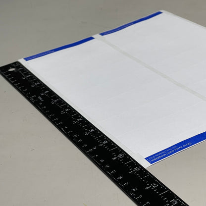 AVERY Easy Peel Sure Feed Address Labels 14 Sheet 1-1/3"x 4" Adhesive White 5162