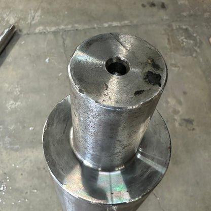 Heavy Solid Metal Cylinders 211.4 Lbs. Sz 67 in Silver USED