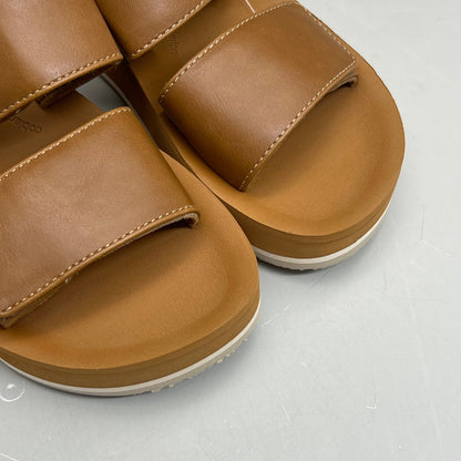 COBIAN Dana Rise Elevated Flatform Style Slide Women's Sz 10 Tan DNA24-230-10
