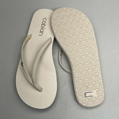 COBIAN Nia's Bounce Synthetic Leather Sandals Women's Sz 10, EU 41 Cream NIA25-110-10