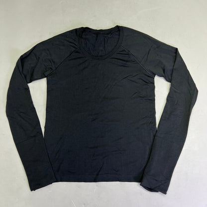 LULULEMON Swiftly Tech Long-Sleeve Shirt 2.0 Women's Sz XS Black (Pre-Owned)