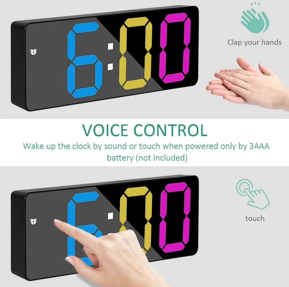 MiniGlow Invisble Clock