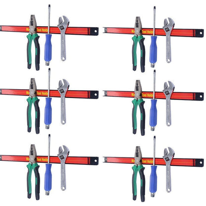 8 12 18 24 Magnetic Tool Holder Bar Organizer Racks for Connecting Strips Tools in the Garage and Workshop