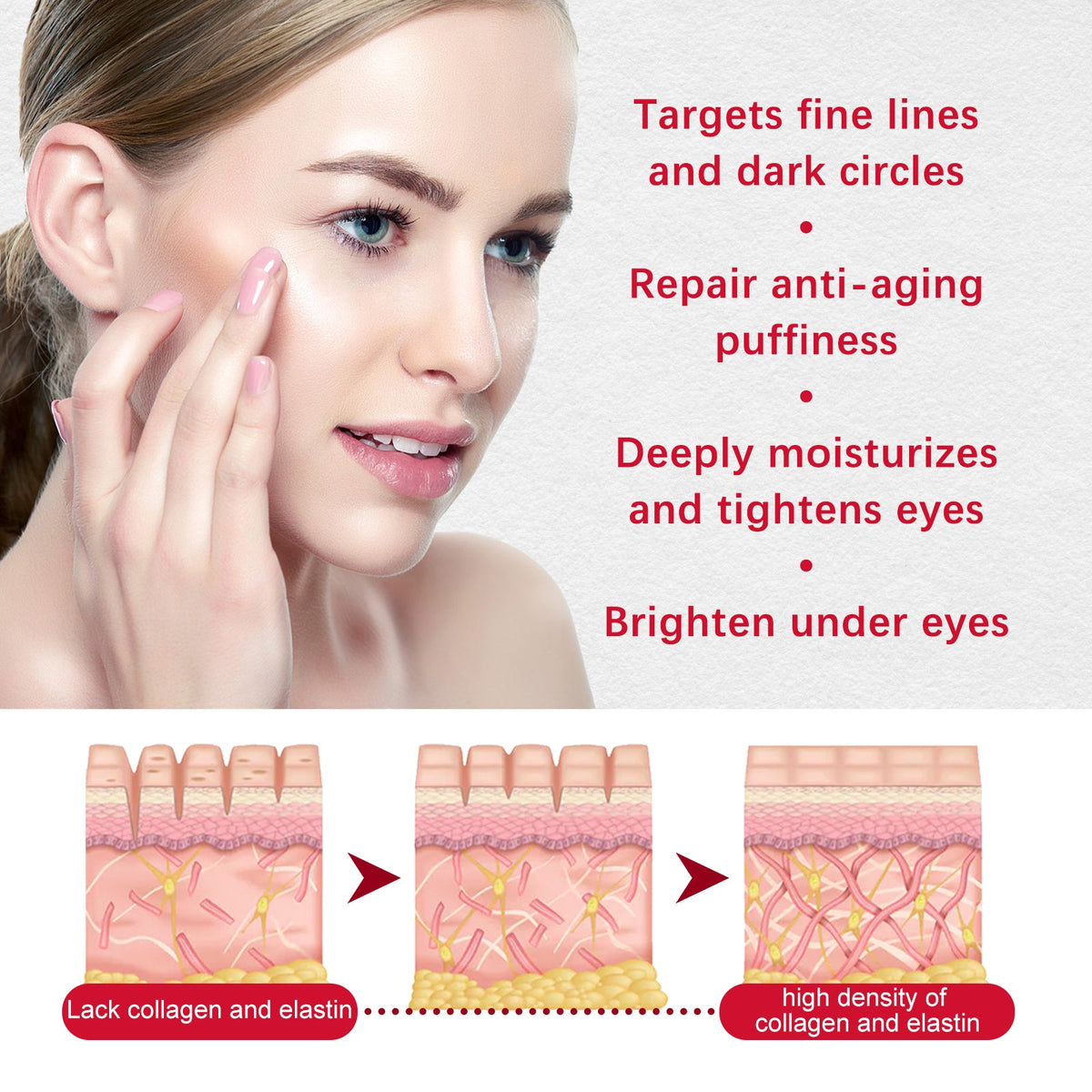 Retinol Eye Stick, Firming And Lightening Fine Lines, Dark Circles And Bright Eyes Eye Cream