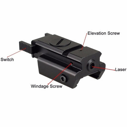 11mm/20MM mini Low Base Hanging Infrared Laser Sight Adjustable Green Laser Sight