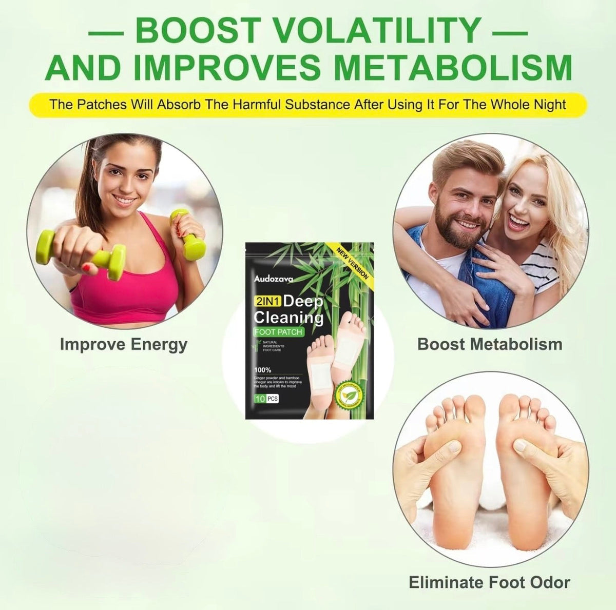 DetoxSoothe Foot Pads