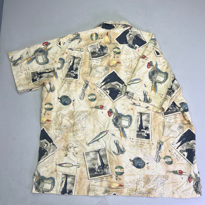 POLO BY RALPH LAURN Vintage Camp 100% Cotton Men's Sz XL Tan