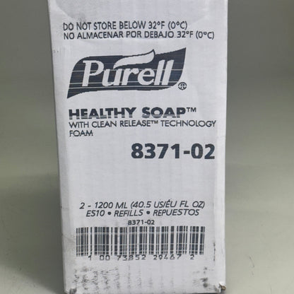 PURELL Foam Handwash Soap (2 Pack) 40.5 fl oz 8371-02 Light Blue BB 02/27