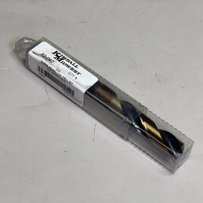 KIMBALL MIDWEST Super Primalloy Reduced Shank S&D Drill Bit 5/8"Dia x 6"L 82040