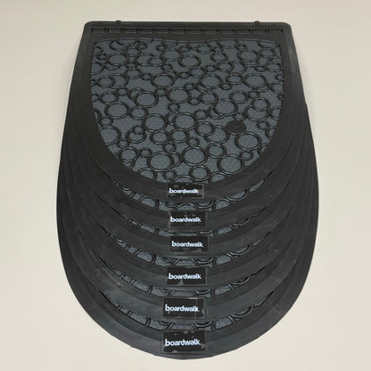 BOARDWALK (6 PACK)Urinal Mats 2.0 Include Month Markers for Replacing 17.5"x20"