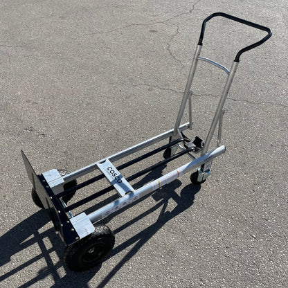 COSCO 2-In-1 Hybrid Handtruck Silver & Black 12204ASB1E