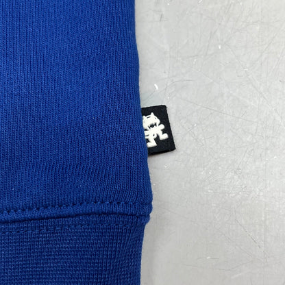 MONSTERCAT Records Full Zip Hooded Jacket W/ Printed Back Men's Sz S Blue