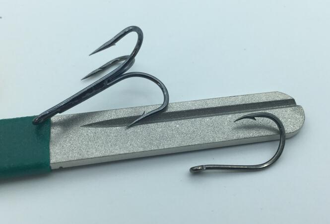 Rompin Fishing Hook Hone Sharpener Diamond for treble Fishing Hook