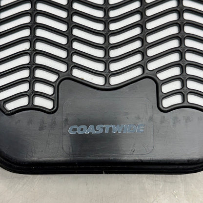 COASTWIDE PROFESSIONAL (6 Pcs) Urinal Floor Mat 20" x 17.5" Black