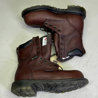 RED WING SHOES Men's Sz 9 Insulated, Waterproof CSA Safety Toe Boot, Brown 2412 (New Other, Dirty Box)