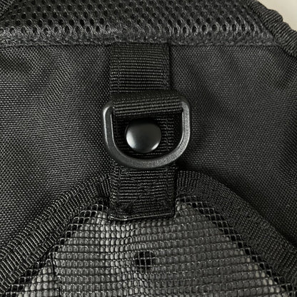 WORLD FAMOUS SPORTS Tactical Sling Travel Size Pack Padded Black TB-411-BLACK