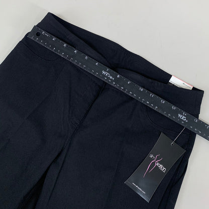 MULTIPLES Narrow Leg Pant Petite Women's Sz 10 Black