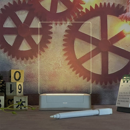 Take Down Notes And Light Up Your Space Transparent Luminous Acrylic Noteboard