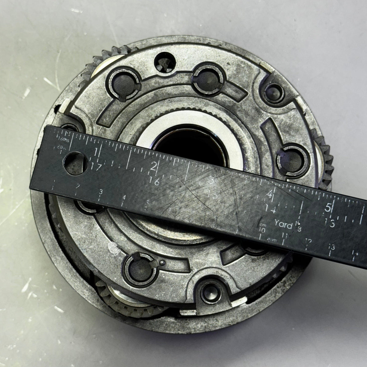 GLOBAL TRANSMISSION Transmission Planet 4"H x 5"D Gray H00822