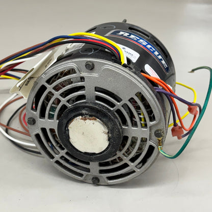 RESCUE EMERSON Motor DD 48frame 1/2-1/6HP For HVAC 1/2"x5" Blue 5460