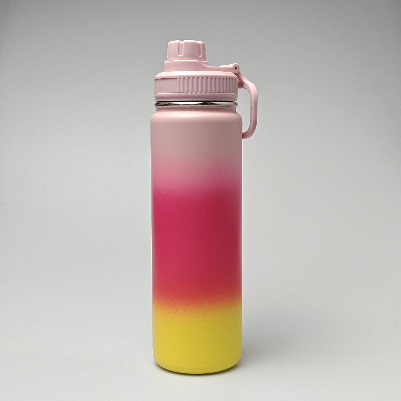 304 stainless steel double-layer vacuum portable household thermos cup