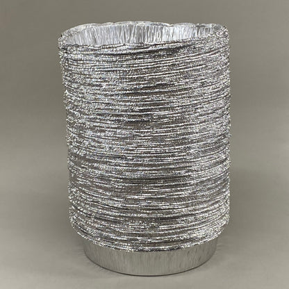 WESTERN PLASTICS (100 PACK) Aluminum Foil Baking Pan/ Container 9" Round 509-B