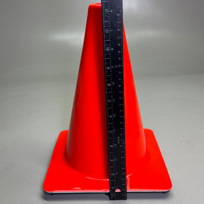 Safety Cone (3 Pcs) Sz 13”Hx9”x9” Red