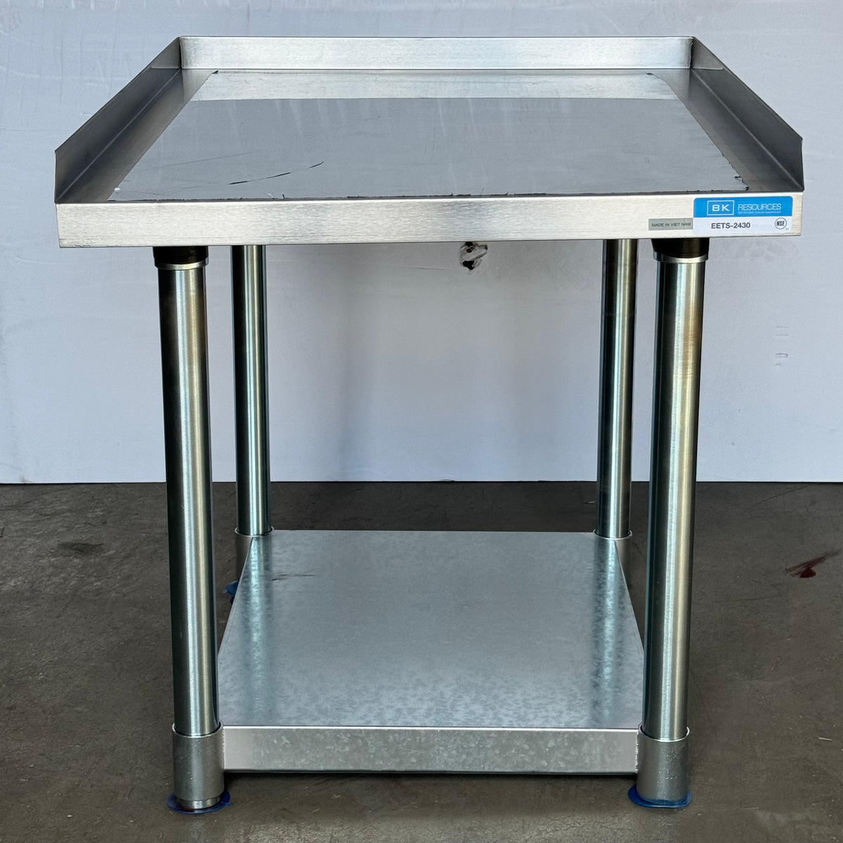 BK RESOURCES 430 Stainless Steel Table EETS-2430 30”Lx25”Hx24”W Silver