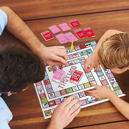Tipsy Land Drinking Games: Interactive game for adult girls' nights, bachelorette & Halloween parties. For 2 - 8 players.