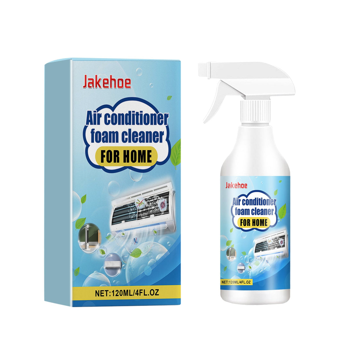 Air Conditioner Foam Cleaner For Home, Air Conditioning Purification Cleaning Decontamination Odor Removal Inside And Outside Machine Cleaning