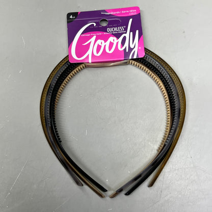 GOODY (24 Pcs) Headband Thin Assorted Pattern, Multicolor 3431