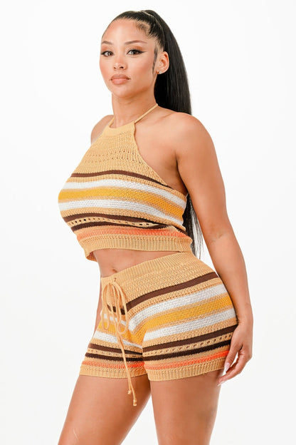 Crochet Short Set