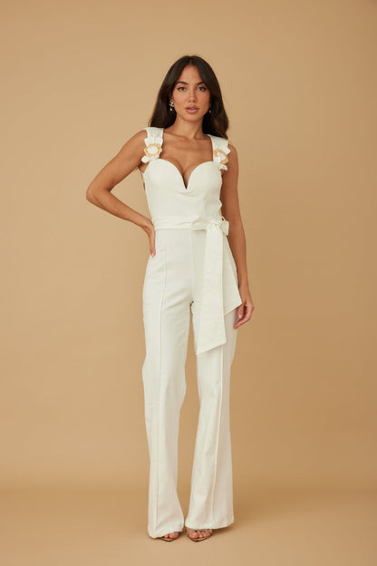 Intertwined Ring Detail With Strap Jumpsuit